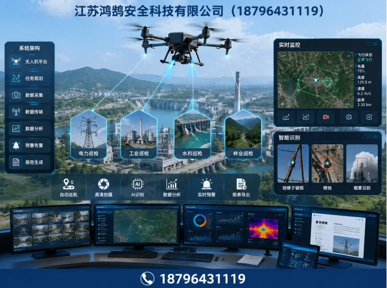 萍乡无人机巡检系统展示图